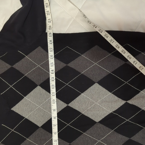 Men's Argyle sweater Sz M - Picture 4 of 6